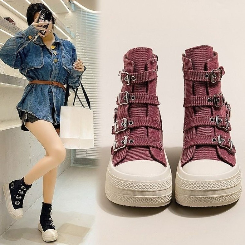 Women Shoes Casual - รองเท้าผู้หญิง ฤดูใบไม้ผลิและฤดูร้อน 2025 รุ่นใหม่ สไตล์ลำลอง อเนกประสงค์