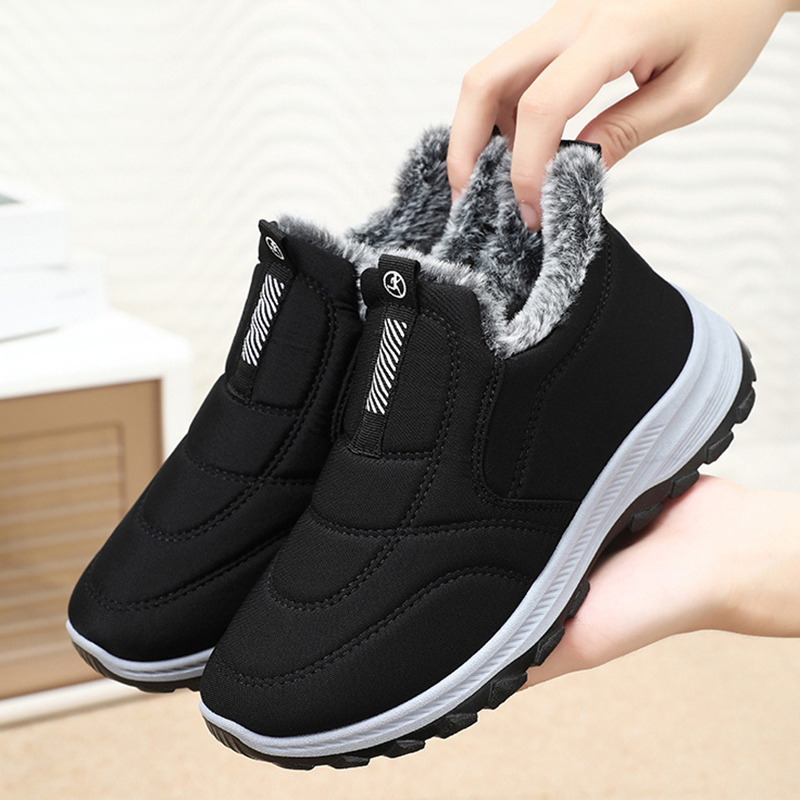 Women'S Shoes Hike - รองเท้าบูทผู้หญิงสำหรับฤดูหนาว รองเท้าบูทสำหรับใส่กลางแจ้ง รองเท้าบูทกันหิมะ อุ่น น้ำหนักเบา บุผ้าฝ้าย