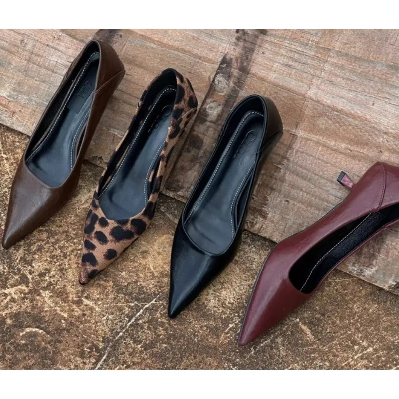Women'S Shoes Non Slip - 2024 ผู้หญิงรองเท้าส้นสูงเซ็กซี่ Burgundy Nude ปั๊ม Stripper