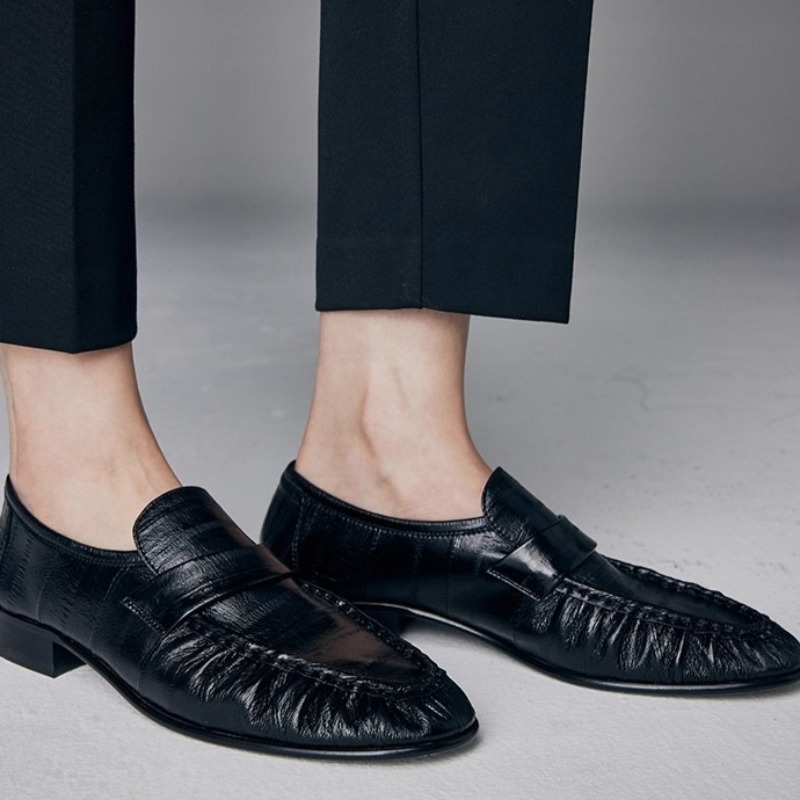 Women Shoes Casual - รองเท้าผู้หญิงหรูหรา รองเท้าหนังแท้ทำมือใหม่สำหรับผู้หญิง รองเท้าลำลองสไตล์อังกฤษสุดหรู รองเท้าดีไซเนอร์ Zapatos Mujer