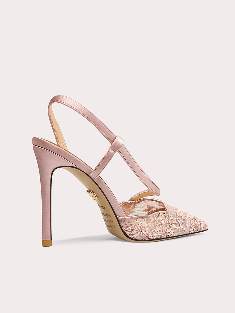 รองเท้าส้นสูงกริชแบนฤดูใบไม้ผล - Wide Fit Heels บทวิจารณ์และราคา