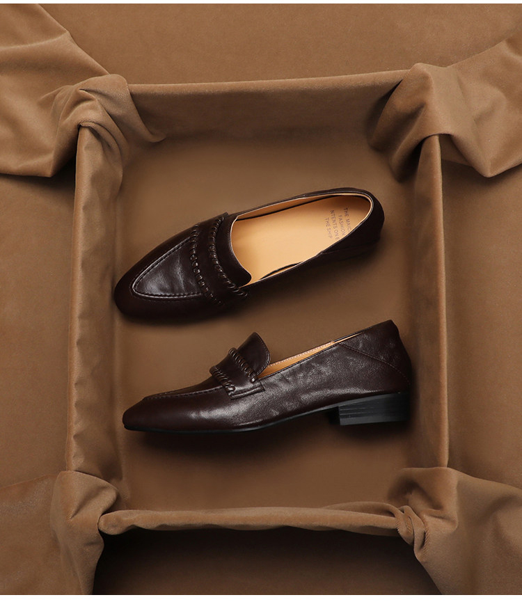 รองเท้าโลฟเฟอร์หนังแกะนุ่มสไตล - Peep Toe Heels บทวิจารณ์และราคา