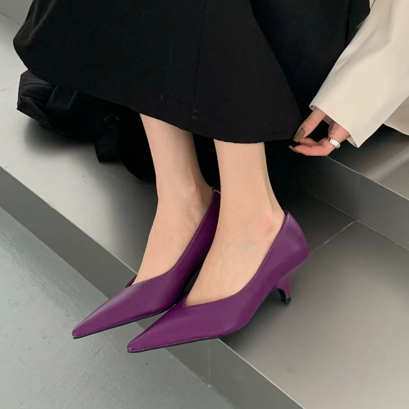 รองเท้าส้นเตี้ยแบบสวม SUOJIALU - Women'S Shoes Non Slip บทวิจารณ์และราคา