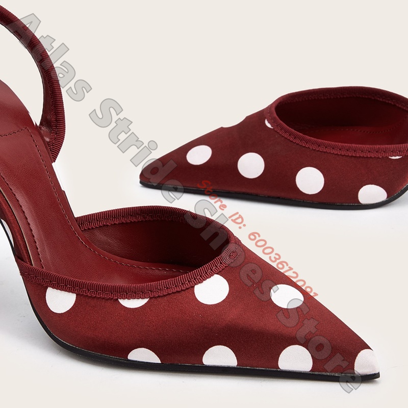 รองเท้าส้นสูงแบบสวมเปิดส้น ลาย - Wide Fit Heels บทวิจารณ์และราคา