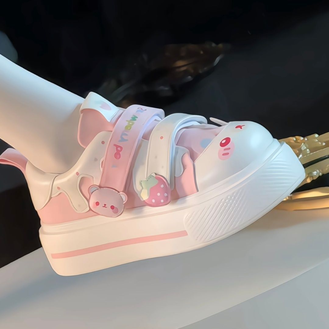 รองเท้าผ้าใบลายสตรอว์เบอร์รี่ห - Women'S Shoes Com บทวิจารณ์และราคา