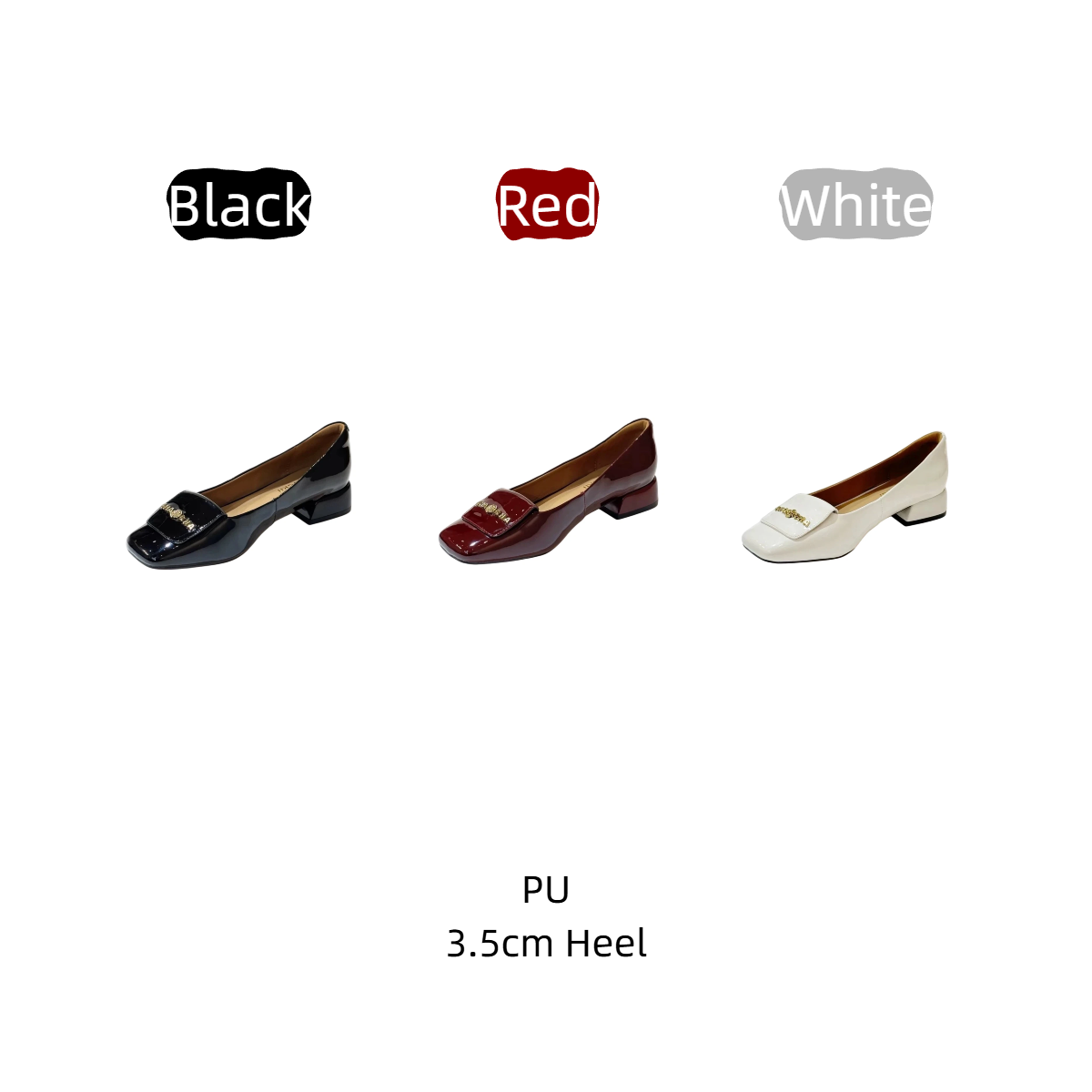 รองเท้าส้นสูงหัวเหลี่ยมสไตล์เร - Wide Fit Heels บทวิจารณ์และราคา