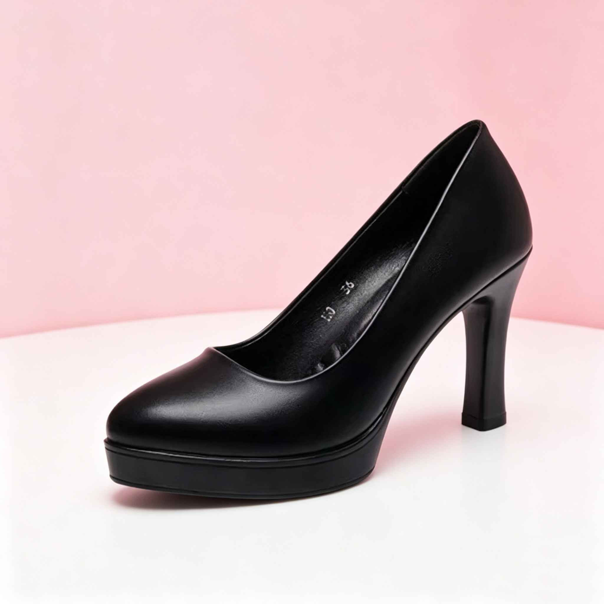 6.5 ซม.8.5 ซม.ทั้งหมดสํานักงาน - Court Heel Pointed บทวิจารณ์และราคา