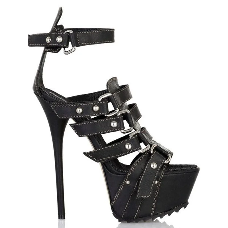 รองเท้าส้นสูงแบบรัดส้นประดับหม - Peep Toe Heels บทวิจารณ์และราคา