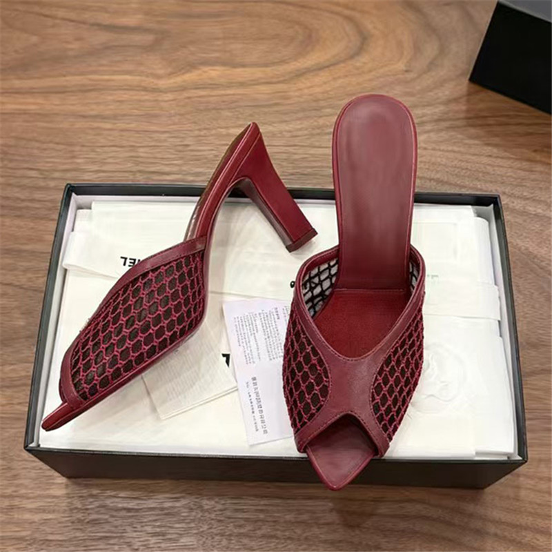 รองเท้าแตะส้นสูงแบบสวมสำหรับผู - Peep Toe Heels บทวิจารณ์และราคา