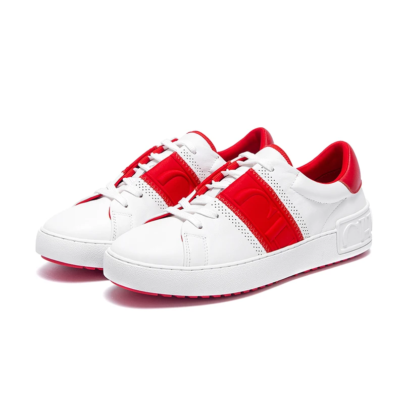 ผู้หญิงรองเท้าสบายๆสีแดงแบนรอง - Women'S Shoes New Balance บทวิจารณ์และราคา