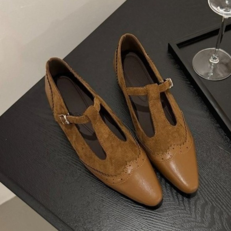 รองเท้าส้นเตี้ยแบบสายรัดข้อเท้ - Women'S Shoes Non Slip บทวิจารณ์และราคา