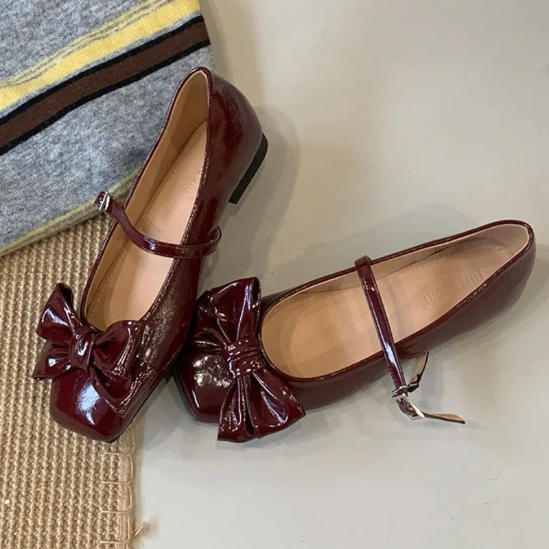 รองเท้าส้นเตี้ยแบบแมรี่เจน ดีไ - Women Shoes Brand บทวิจารณ์และราคา