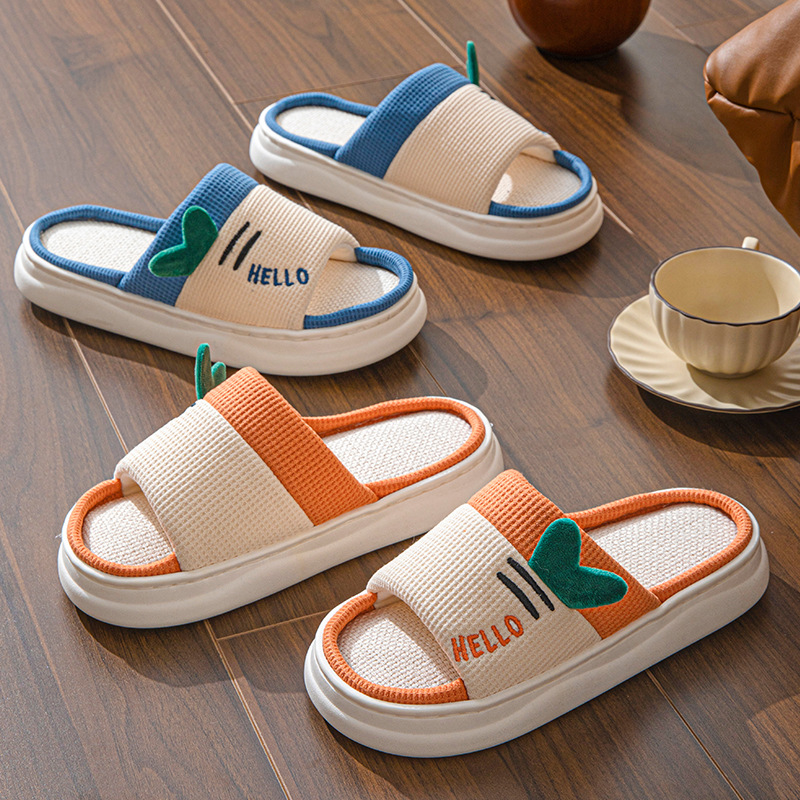 รองเท้าแตะผ้าลินินสไตล์ใหม่สำห - Women'S Shoes Non Slip บทวิจารณ์และราคา