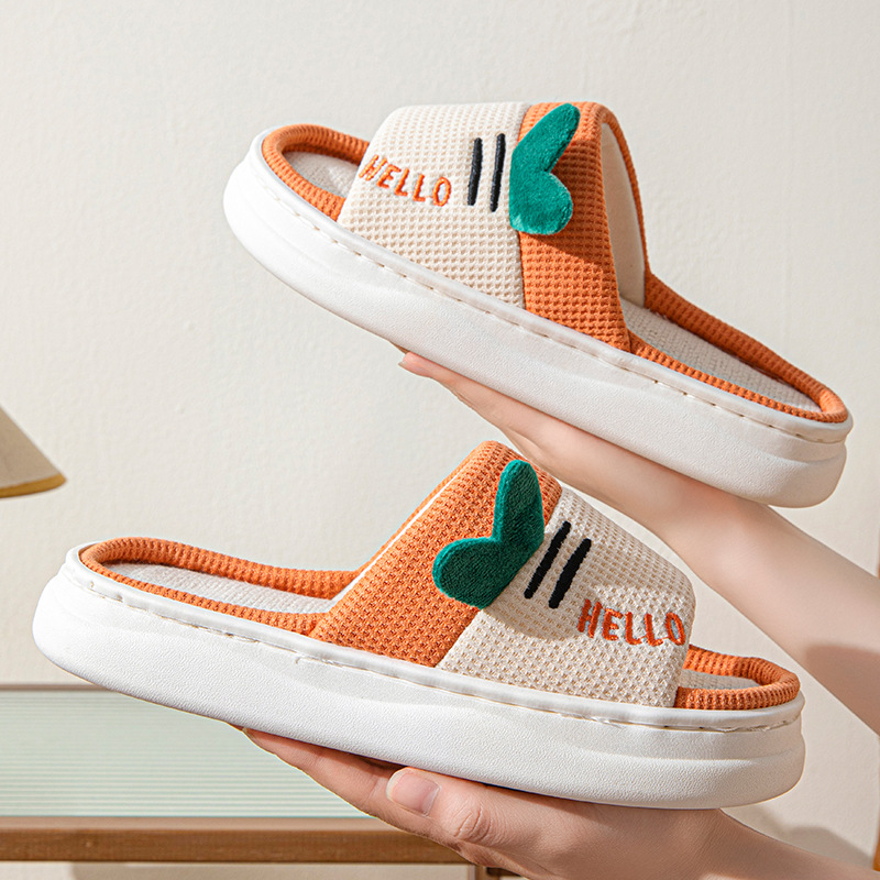 รองเท้าแตะผ้าลินินสไตล์ใหม่สำห - Women'S Shoes Non Slip บทวิจารณ์และราคา