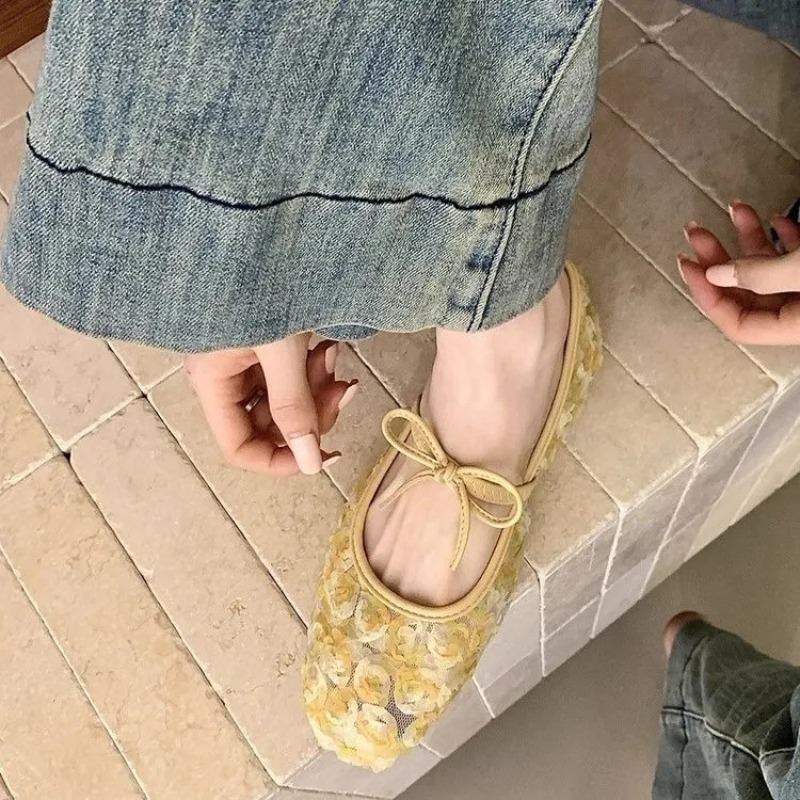 รองเท้าแมรี่เจนตาข่ายลายกุหลาบ - Women'S Shoes Non Slip บทวิจารณ์และราคา