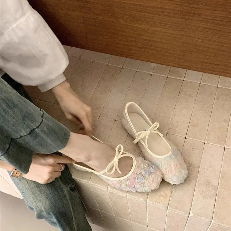 รองเท้าแมรี่เจนตาข่ายลายกุหลาบ - Women'S Shoes Non Slip บทวิจารณ์และราคา