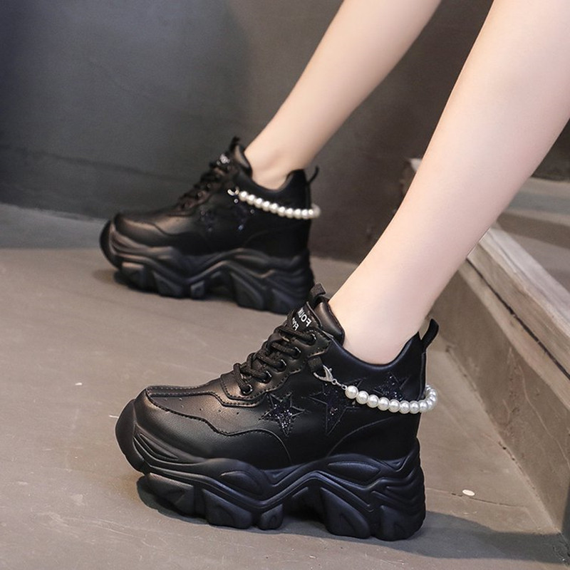 รองเท้าผ้าใบแฟชั่นผู้หญิงทรงสู - Women'S Shoes Com บทวิจารณ์และราคา