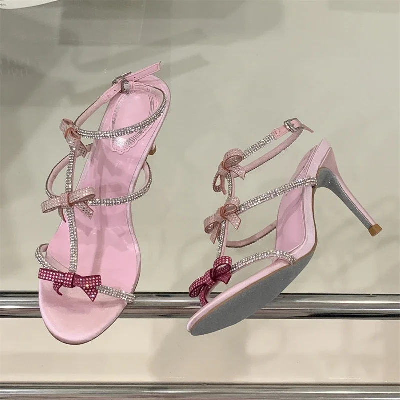 Aneikeh ฤดูร้อนเซ็กซี่ Butterf - Peep Toe Heels บทวิจารณ์และราคา