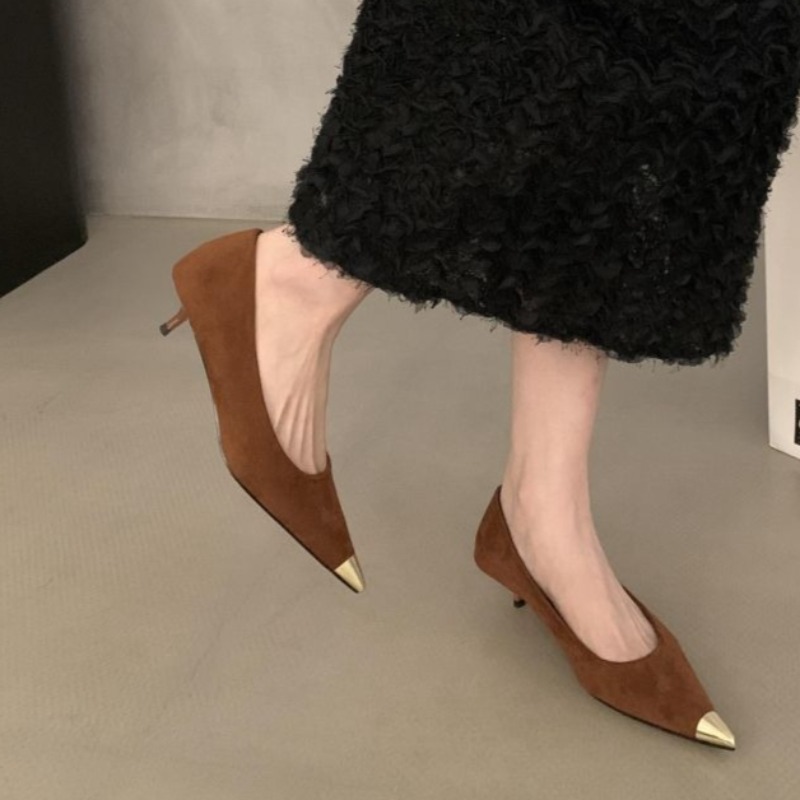 Stiletto รองเท้าเดี่ยวฤดูใบไม้ - Women'S Shoes Non Slip บทวิจารณ์และราคา